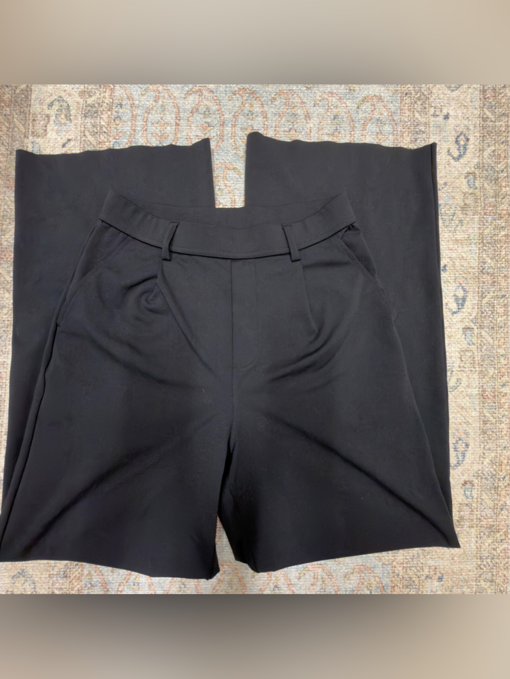HALARA Black wide leg Pants Tailored Waistband size small